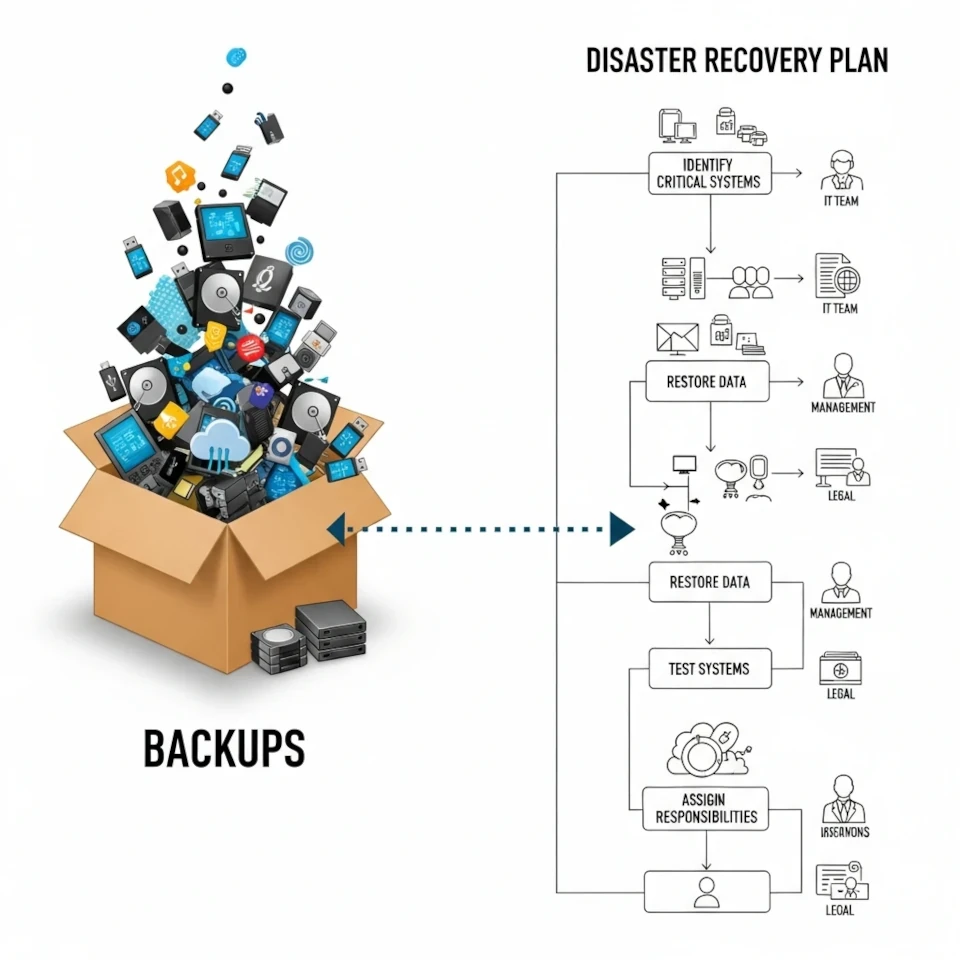 Disaster recovery plāns uzņēmumam