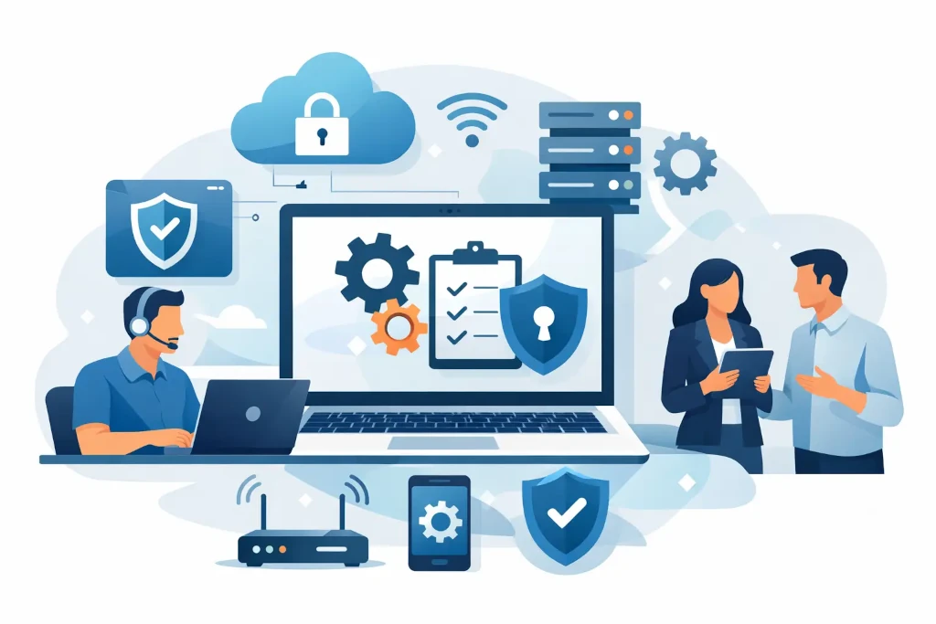 What is included in a managed IT subscription?