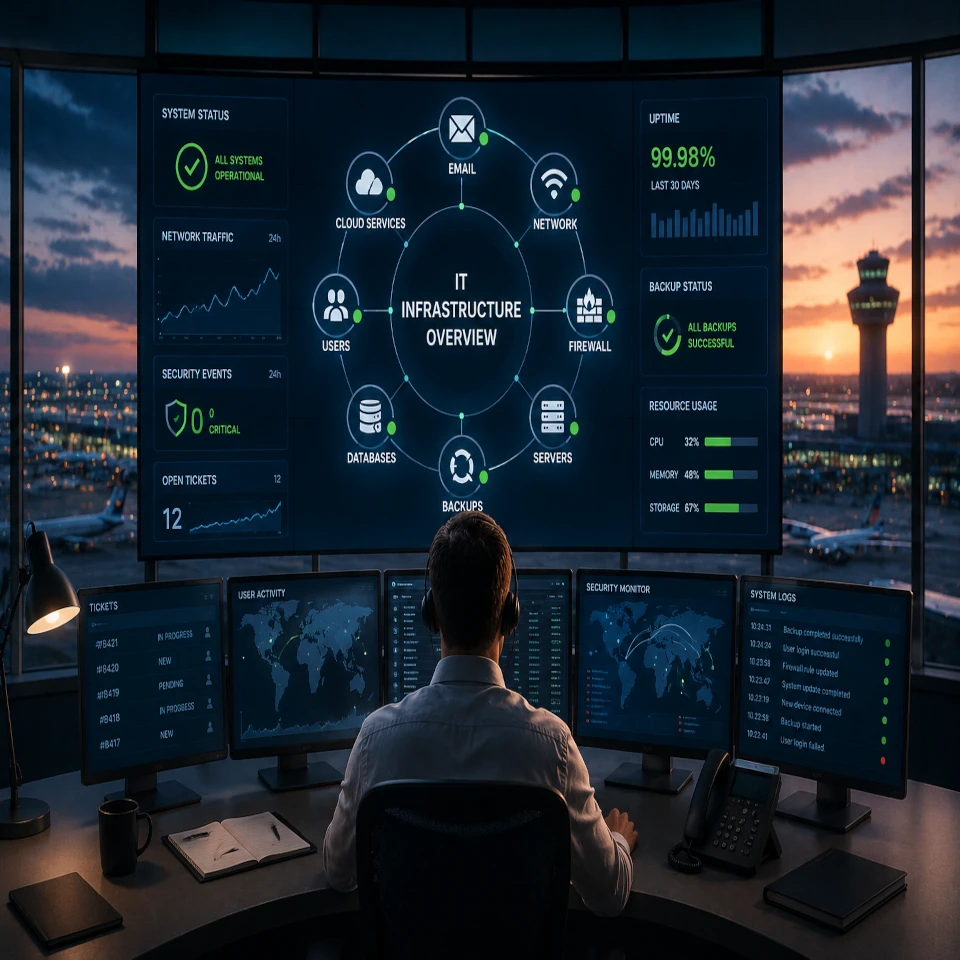 What is included in a managed IT subscription?