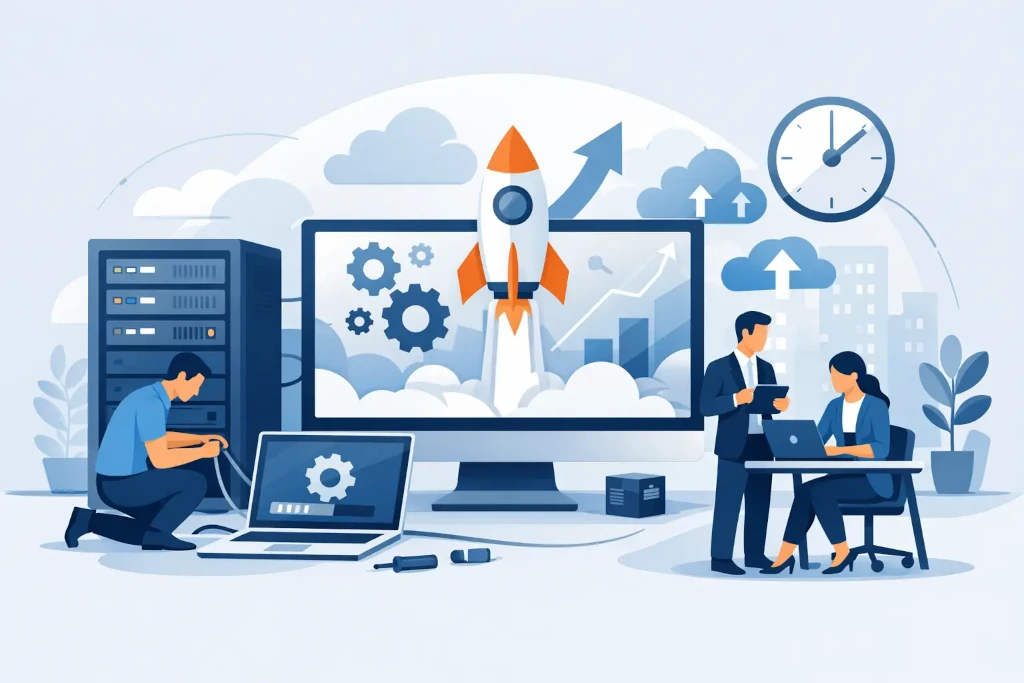 How to prepare an office IT launch without downtime