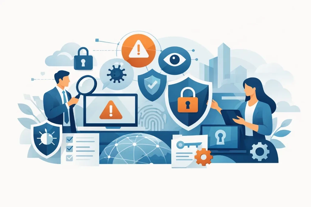 Technology risk assessment for business security