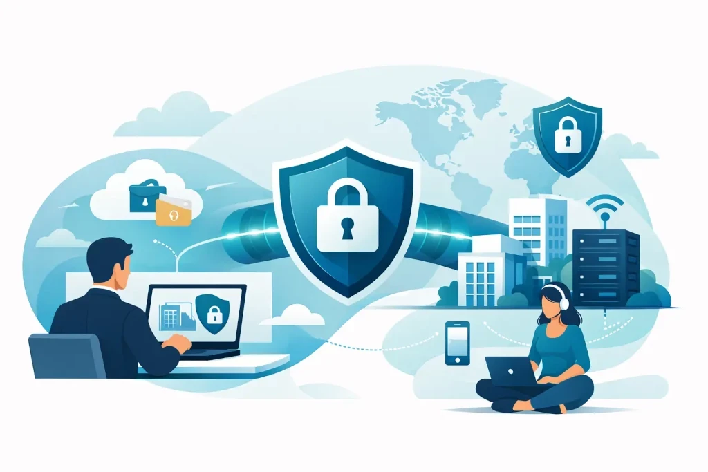How to configure a company VPN for secure access