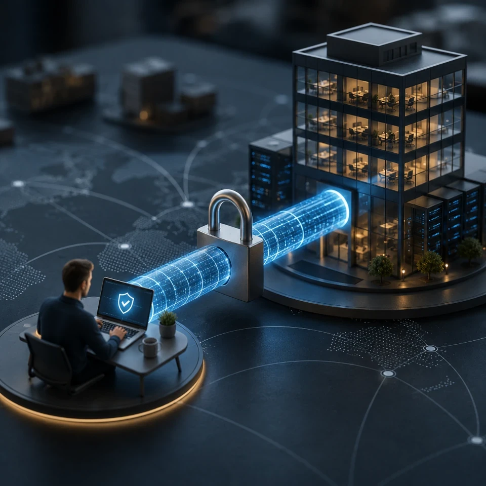 How to configure a company VPN for secure access