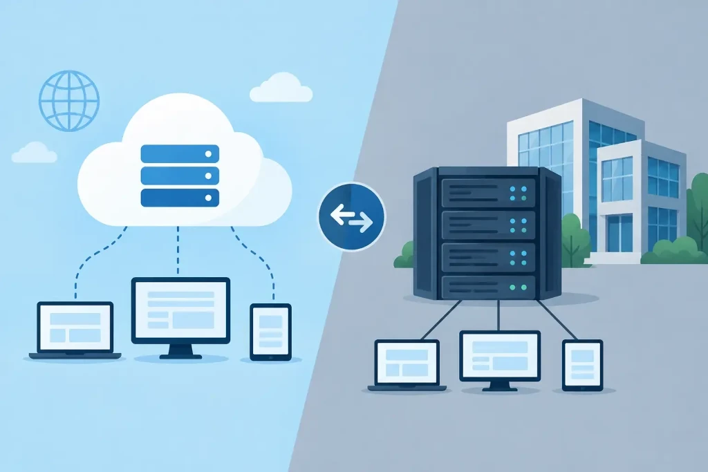 Public cloud vs local server for a company