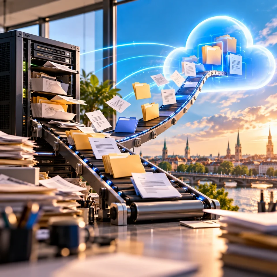 How to move files to the cloud in a company