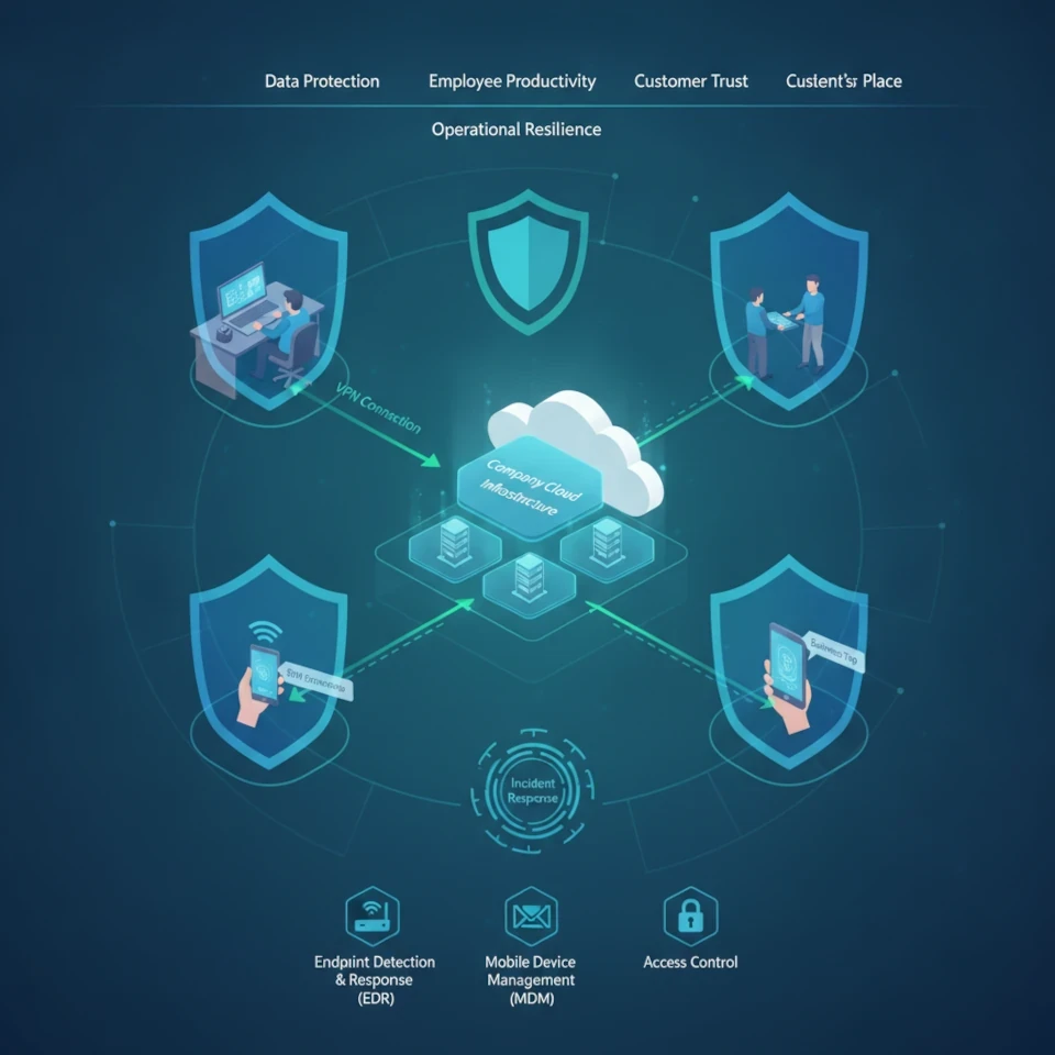 How to securely protect remote work devices